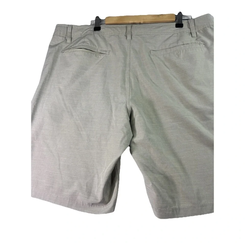 Hang Ten Board Shorts Men 40x11 Khaki Casual Surf Skate Summer